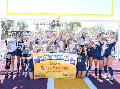 Thumbnail 3 in Scottsdale Christian Academy vs. Scottsdale Preparatory Academy (AIA 2A Final - Awards) photogallery.