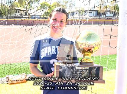 Thumbnail 1 in Scottsdale Christian Academy vs. Scottsdale Preparatory Academy (AIA 2A Final - Awards) photogallery.