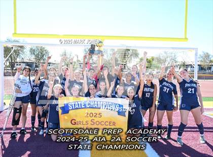 Thumbnail 3 in Scottsdale Christian Academy vs. Scottsdale Preparatory Academy (AIA 2A Final - Awards) photogallery.