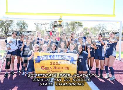Thumbnail 2 in Scottsdale Christian Academy vs. Scottsdale Preparatory Academy (AIA 2A Final - Awards) photogallery.