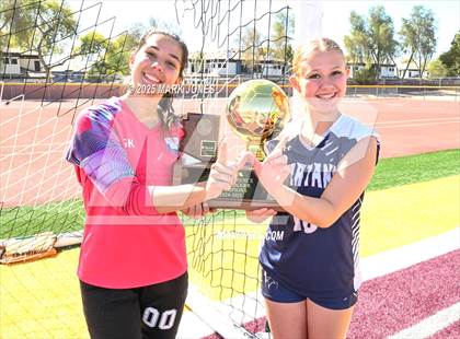 Thumbnail 3 in Scottsdale Christian Academy vs. Scottsdale Preparatory Academy (AIA 2A Final - Awards) photogallery.