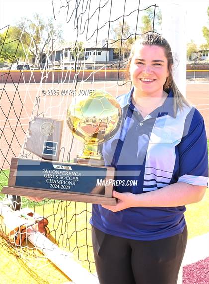 Thumbnail 3 in Scottsdale Christian Academy vs. Scottsdale Preparatory Academy (AIA 2A Final - Awards) photogallery.