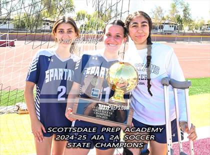Thumbnail 1 in Scottsdale Christian Academy vs. Scottsdale Preparatory Academy (AIA 2A Final - Awards) photogallery.