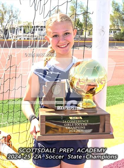 Thumbnail 2 in Scottsdale Christian Academy vs. Scottsdale Preparatory Academy (AIA 2A Final - Awards) photogallery.