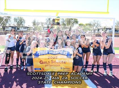 Thumbnail 3 in Scottsdale Christian Academy vs. Scottsdale Preparatory Academy (AIA 2A Final - Awards) photogallery.
