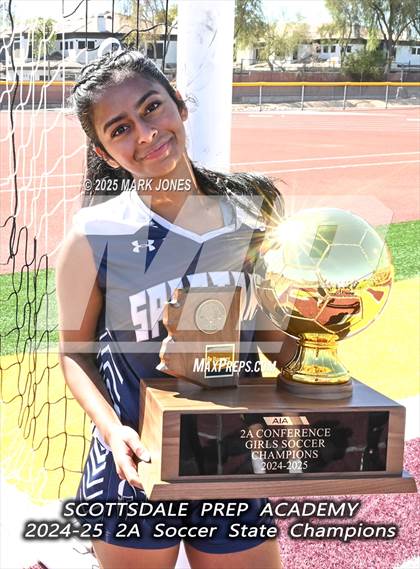 Thumbnail 2 in Scottsdale Christian Academy vs. Scottsdale Preparatory Academy (AIA 2A Final - Awards) photogallery.