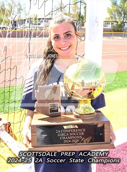 Thumbnail 3 in Scottsdale Christian Academy vs. Scottsdale Preparatory Academy (AIA 2A Final - Awards) photogallery.