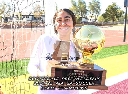 Thumbnail 3 in Scottsdale Christian Academy vs. Scottsdale Preparatory Academy (AIA 2A Final - Awards) photogallery.