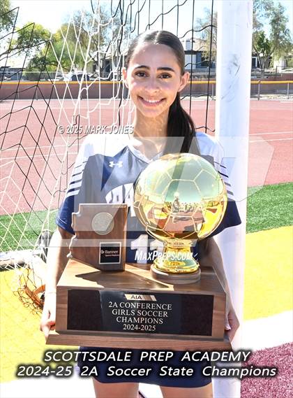 Thumbnail 2 in Scottsdale Christian Academy vs. Scottsdale Preparatory Academy (AIA 2A Final - Awards) photogallery.