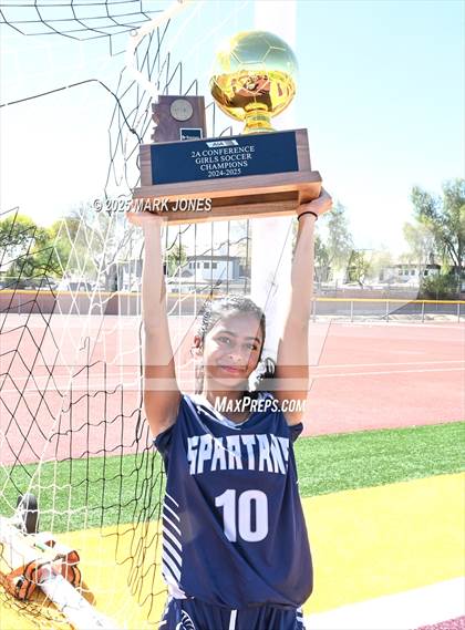 Thumbnail 3 in Scottsdale Christian Academy vs. Scottsdale Preparatory Academy (AIA 2A Final - Awards) photogallery.