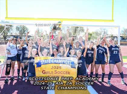 Thumbnail 2 in Scottsdale Christian Academy vs. Scottsdale Preparatory Academy (AIA 2A Final - Awards) photogallery.
