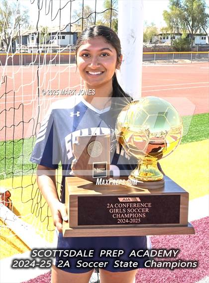 Thumbnail 2 in Scottsdale Christian Academy vs. Scottsdale Preparatory Academy (AIA 2A Final - Awards) photogallery.