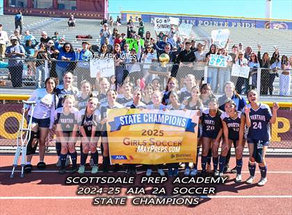 Thumbnail 3 in Scottsdale Christian Academy vs. Scottsdale Preparatory Academy (AIA 2A Final - Awards) photogallery.