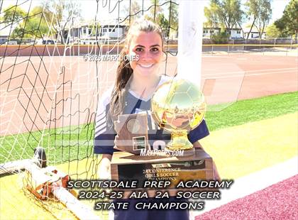 Thumbnail 2 in Scottsdale Christian Academy vs. Scottsdale Preparatory Academy (AIA 2A Final - Awards) photogallery.