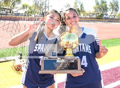 Thumbnail 1 in Scottsdale Christian Academy vs. Scottsdale Preparatory Academy (AIA 2A Final - Awards) photogallery.