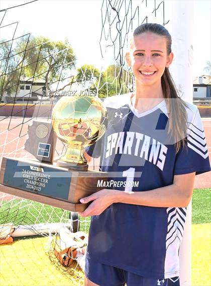 Thumbnail 2 in Scottsdale Christian Academy vs. Scottsdale Preparatory Academy (AIA 2A Final - Awards) photogallery.