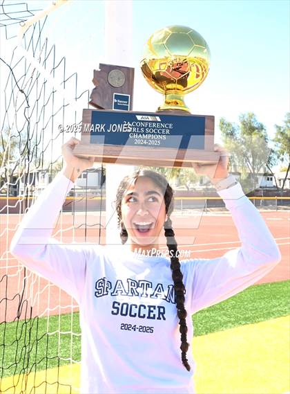 Thumbnail 3 in Scottsdale Christian Academy vs. Scottsdale Preparatory Academy (AIA 2A Final - Awards) photogallery.