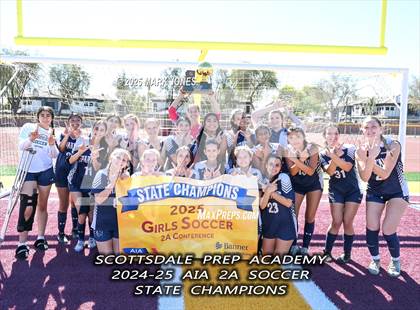 Thumbnail 2 in Scottsdale Christian Academy vs. Scottsdale Preparatory Academy (AIA 2A Final - Awards) photogallery.