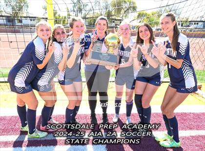 Thumbnail 2 in Scottsdale Christian Academy vs. Scottsdale Preparatory Academy (AIA 2A Final - Awards) photogallery.