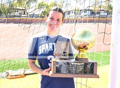 Thumbnail 3 in Scottsdale Christian Academy vs. Scottsdale Preparatory Academy (AIA 2A Final - Awards) photogallery.