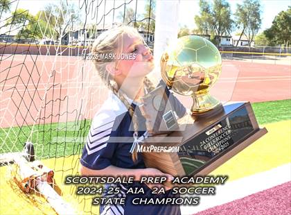 Thumbnail 2 in Scottsdale Christian Academy vs. Scottsdale Preparatory Academy (AIA 2A Final - Awards) photogallery.