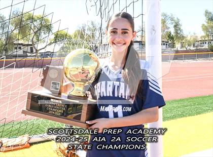 Thumbnail 1 in Scottsdale Christian Academy vs. Scottsdale Preparatory Academy (AIA 2A Final - Awards) photogallery.