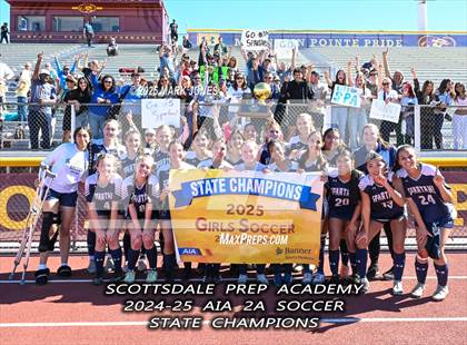 Thumbnail 3 in Scottsdale Christian Academy vs. Scottsdale Preparatory Academy (AIA 2A Final - Awards) photogallery.
