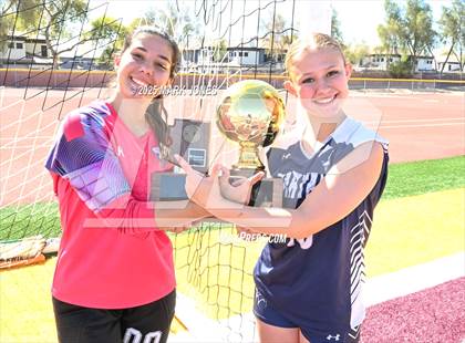 Thumbnail 2 in Scottsdale Christian Academy vs. Scottsdale Preparatory Academy (AIA 2A Final - Awards) photogallery.
