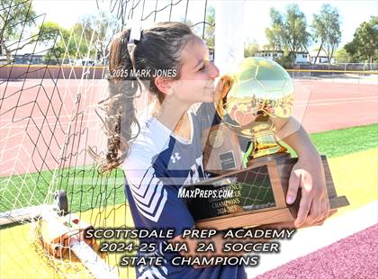 Thumbnail 2 in Scottsdale Christian Academy vs. Scottsdale Preparatory Academy (AIA 2A Final - Awards) photogallery.