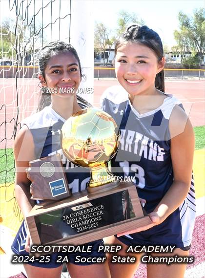 Thumbnail 1 in Scottsdale Christian Academy vs. Scottsdale Preparatory Academy (AIA 2A Final - Awards) photogallery.