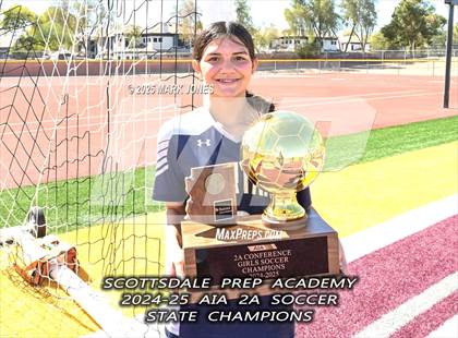 Thumbnail 2 in Scottsdale Christian Academy vs. Scottsdale Preparatory Academy (AIA 2A Final - Awards) photogallery.