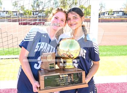 Thumbnail 1 in Scottsdale Christian Academy vs. Scottsdale Preparatory Academy (AIA 2A Final - Awards) photogallery.