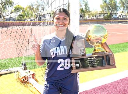 Thumbnail 3 in Scottsdale Christian Academy vs. Scottsdale Preparatory Academy (AIA 2A Final - Awards) photogallery.