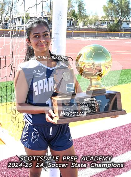 Thumbnail 3 in Scottsdale Christian Academy vs. Scottsdale Preparatory Academy (AIA 2A Final - Awards) photogallery.