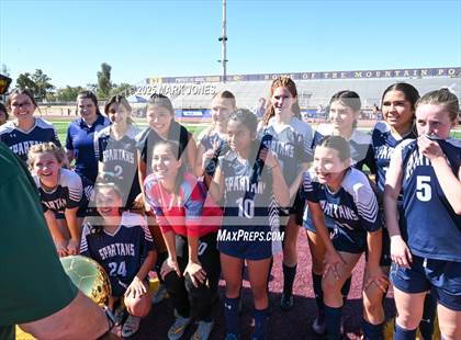 Thumbnail 3 in Scottsdale Christian Academy vs. Scottsdale Preparatory Academy (AIA 2A Final - Awards) photogallery.