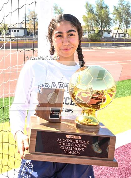 Thumbnail 1 in Scottsdale Christian Academy vs. Scottsdale Preparatory Academy (AIA 2A Final - Awards) photogallery.