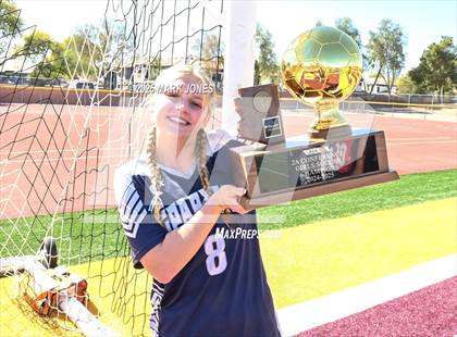 Thumbnail 2 in Scottsdale Christian Academy vs. Scottsdale Preparatory Academy (AIA 2A Final - Awards) photogallery.