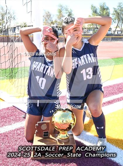 Thumbnail 2 in Scottsdale Christian Academy vs. Scottsdale Preparatory Academy (AIA 2A Final - Awards) photogallery.