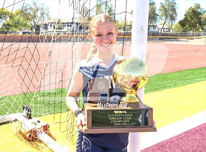 Thumbnail 3 in Scottsdale Christian Academy vs. Scottsdale Preparatory Academy (AIA 2A Final - Awards) photogallery.