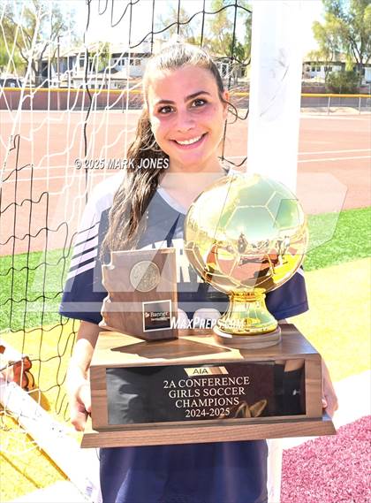 Thumbnail 2 in Scottsdale Christian Academy vs. Scottsdale Preparatory Academy (AIA 2A Final - Awards) photogallery.