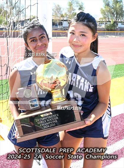 Thumbnail 2 in Scottsdale Christian Academy vs. Scottsdale Preparatory Academy (AIA 2A Final - Awards) photogallery.