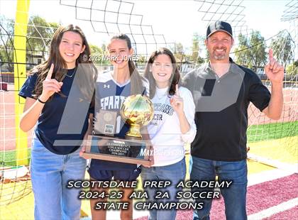 Thumbnail 1 in Scottsdale Christian Academy vs. Scottsdale Preparatory Academy (AIA 2A Final - Awards) photogallery.