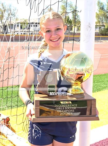 Thumbnail 1 in Scottsdale Christian Academy vs. Scottsdale Preparatory Academy (AIA 2A Final - Awards) photogallery.