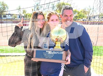 Thumbnail 2 in Scottsdale Christian Academy vs. Scottsdale Preparatory Academy (AIA 2A Final - Awards) photogallery.