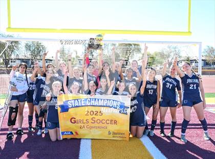Thumbnail 3 in Scottsdale Christian Academy vs. Scottsdale Preparatory Academy (AIA 2A Final - Awards) photogallery.