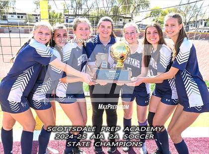 Thumbnail 3 in Scottsdale Christian Academy vs. Scottsdale Preparatory Academy (AIA 2A Final - Awards) photogallery.