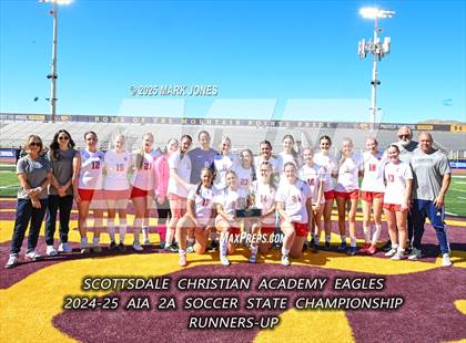 Thumbnail 2 in Scottsdale Christian Academy vs. Scottsdale Preparatory Academy (AIA 2A Final - Awards) photogallery.