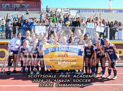Thumbnail 3 in Scottsdale Christian Academy vs. Scottsdale Preparatory Academy (AIA 2A Final - Awards) photogallery.