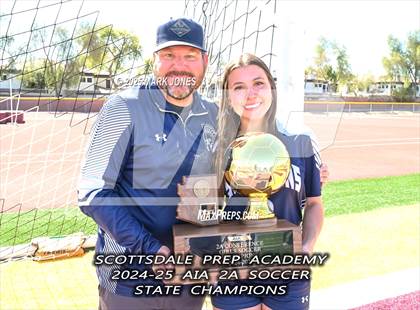 Thumbnail 2 in Scottsdale Christian Academy vs. Scottsdale Preparatory Academy (AIA 2A Final - Awards) photogallery.