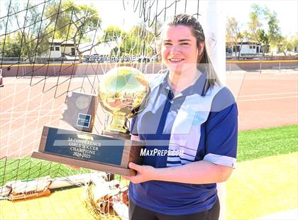 Thumbnail 2 in Scottsdale Christian Academy vs. Scottsdale Preparatory Academy (AIA 2A Final - Awards) photogallery.